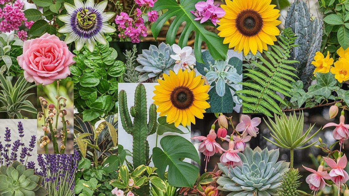 Biblical illustration of olive branches, wheat, fig leaves, and lilies symbolizing faith and growth