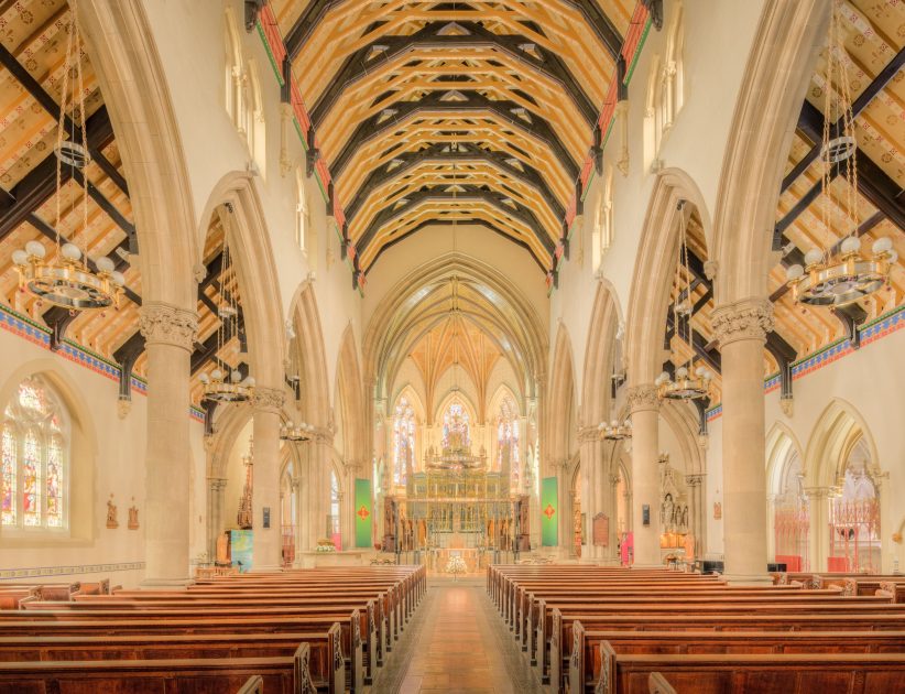 Inside a bright church | Image Source: Pexels