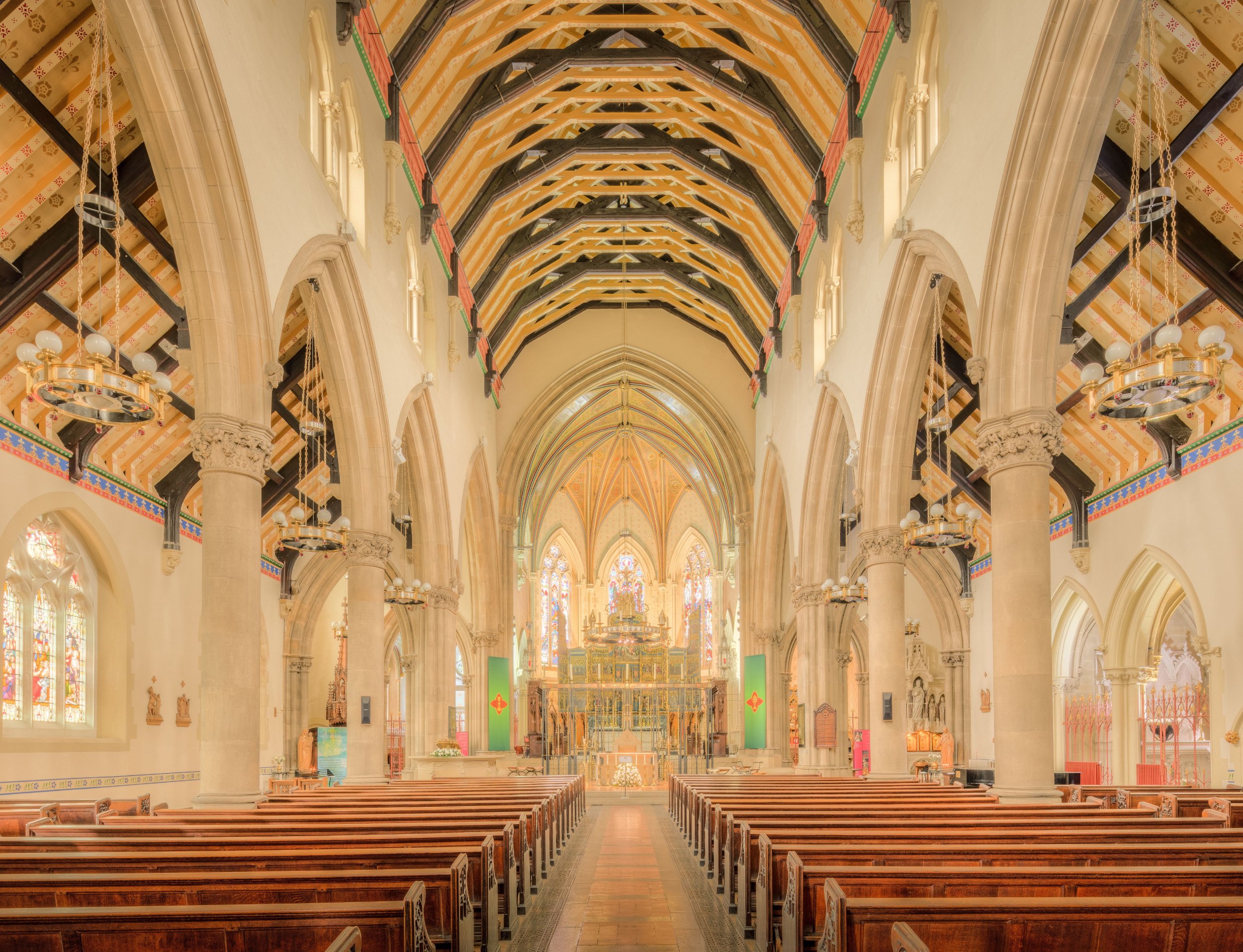 Inside a bright church | Image Source: Pexels